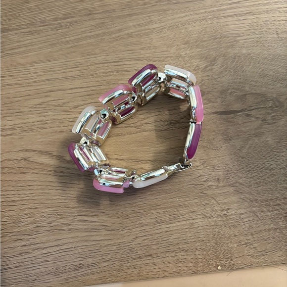 Elegant Pink and Purple Women's Bracelet - Picture 3 of 5